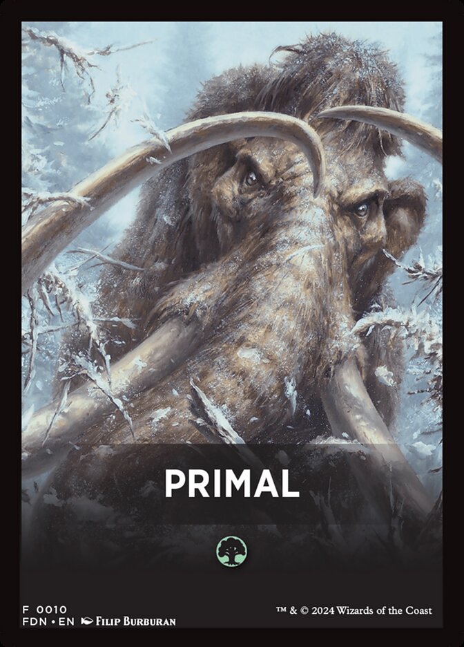Primal — Foundations Front Cards 10/10