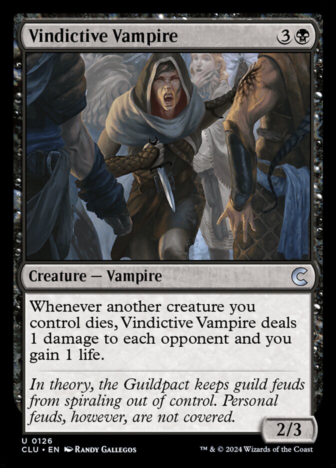 Vindictive Vampire — Ravnica: Clue Edition 126/284