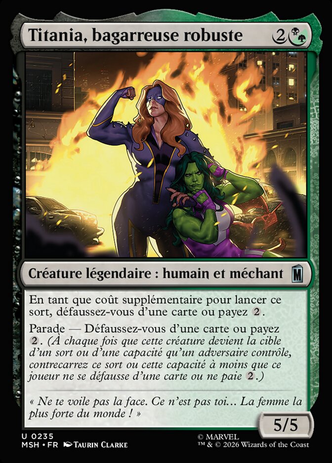 Titania, bagarreuse robuste — Marvel Super Heroes 235/453