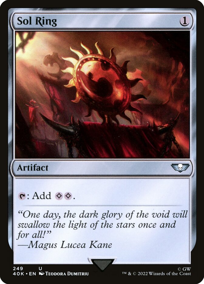 Sol Ring — Warhammer 40,000 Commander 249/617