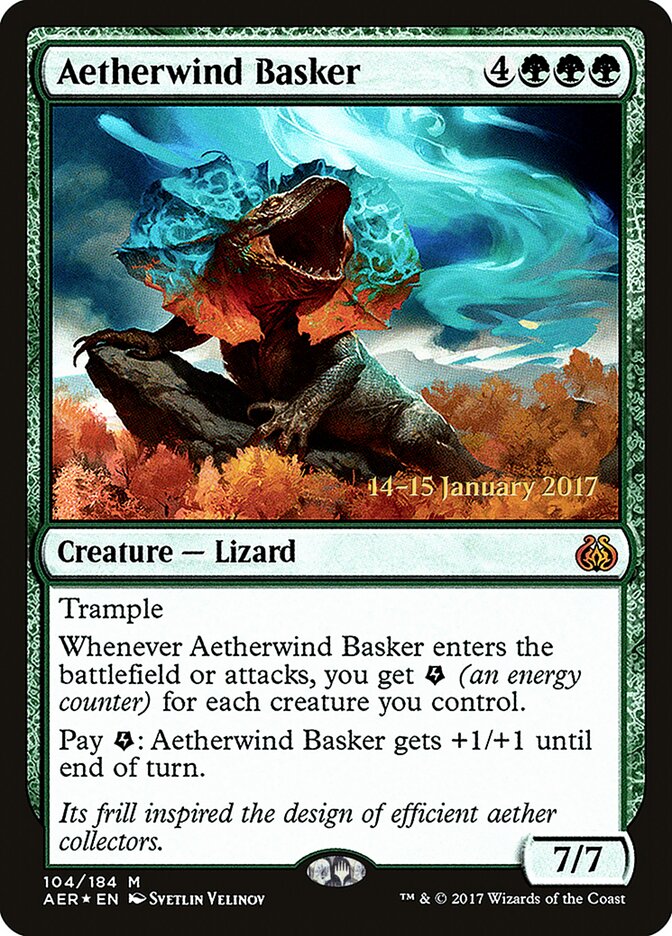 Aetherwind Basker — Aether Revolt Promos 104s/65