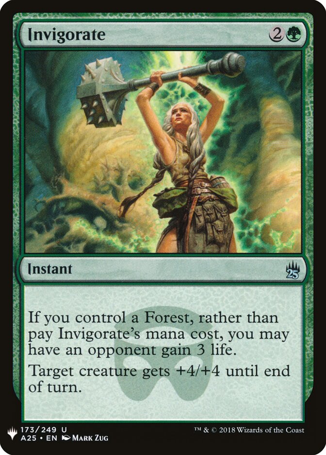 Invigorate — The List A25-173/5581