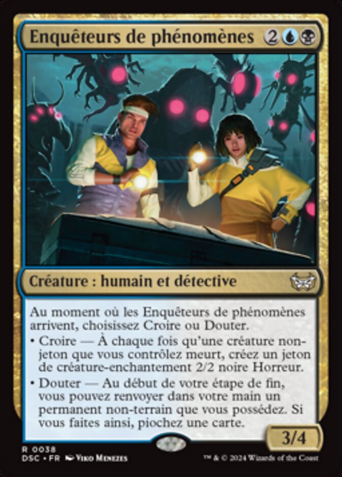 Enquêteurs de phénomènes — Duskmourn: House of Horror Commander 38/373