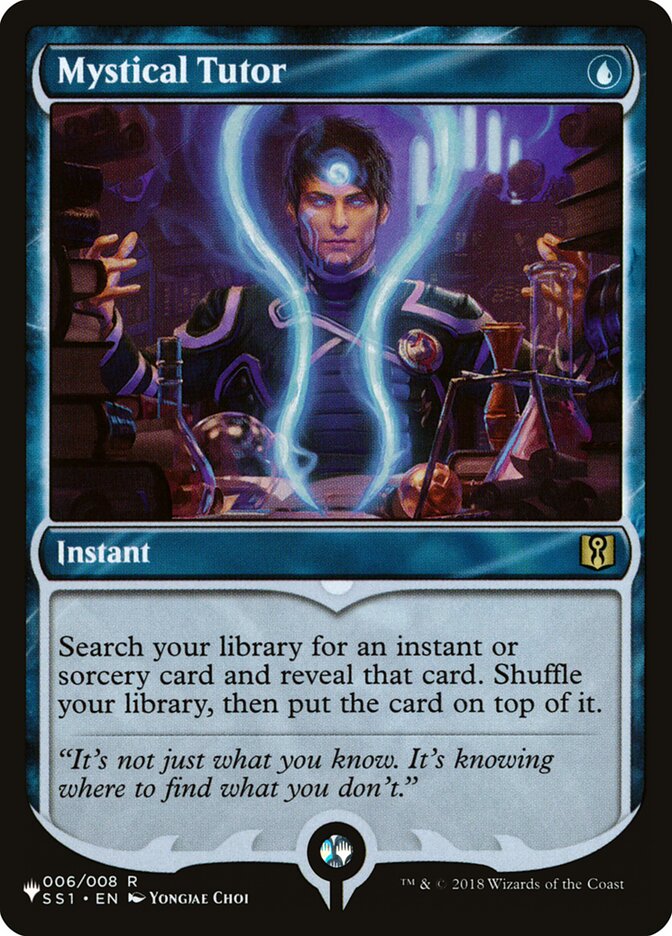 Mystical Tutor — The List SS1-6/5581