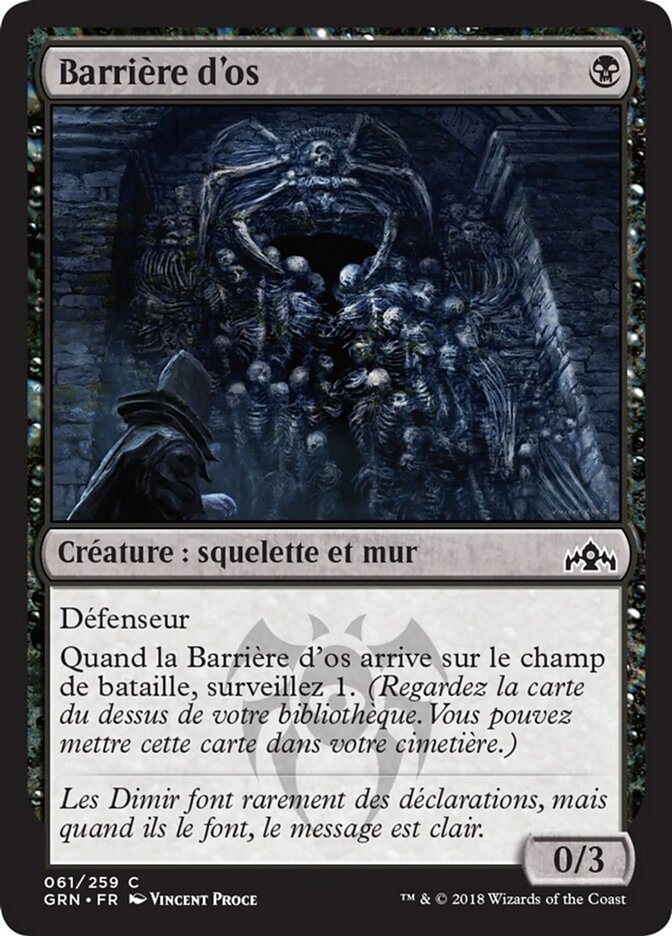 Barrière d'os — Guilds of Ravnica 61/273