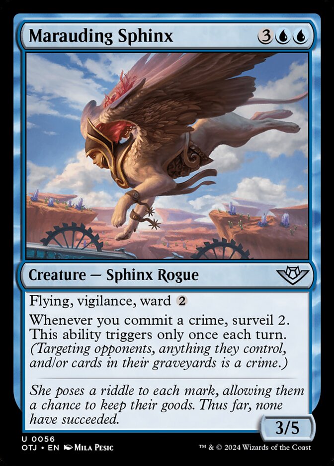Marauding Sphinx — Outlaws of Thunder Junction 56/374