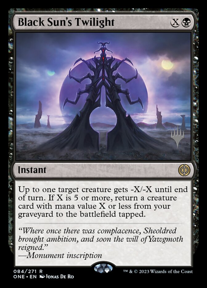 Black Sun's Twilight — Phyrexia: All Will Be One Promos 84p/160