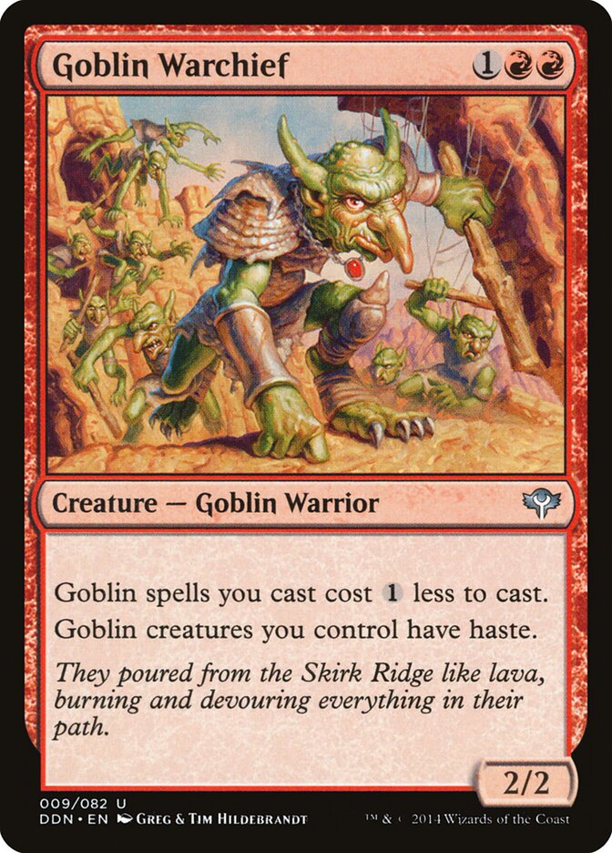 Goblin Warchief — Duel Decks: Speed vs. Cunning 9/82
