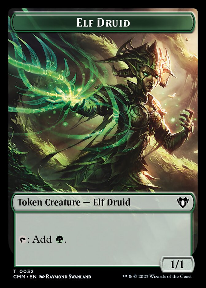 Elf Druid — Commander Masters Tokens 32/81