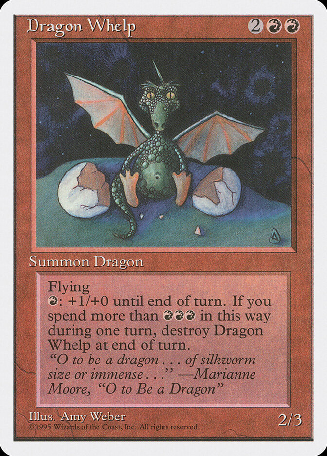 Dragon Whelp — Fourth Edition 186/378