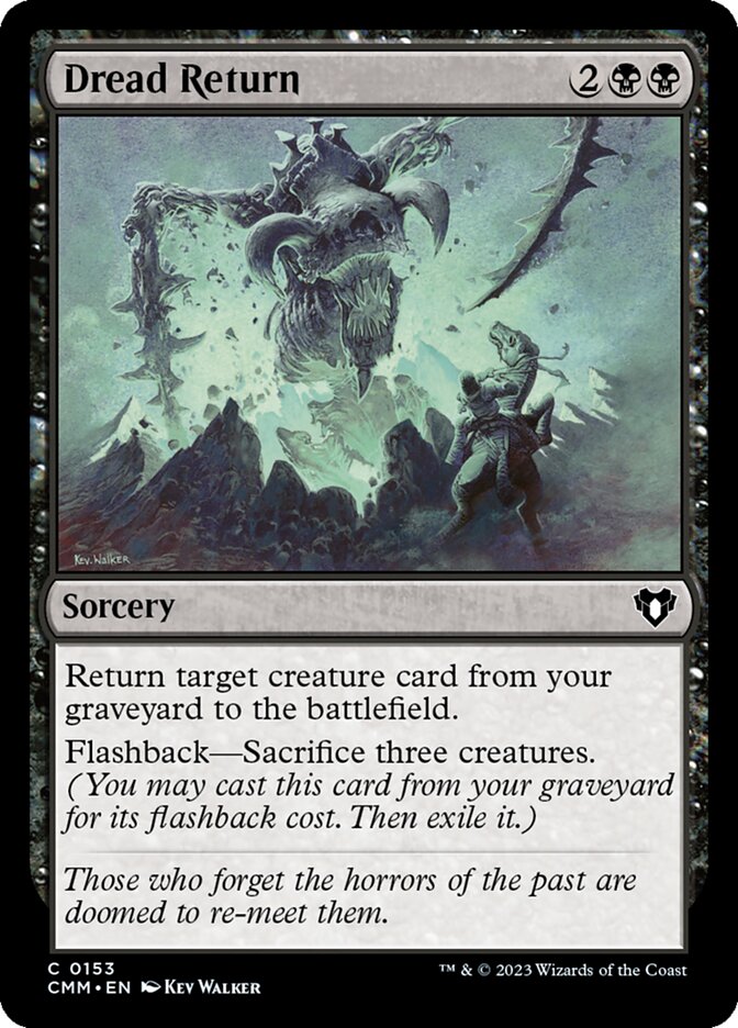Dread Return — Commander Masters 153/1067