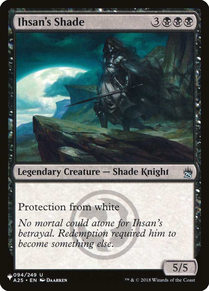 Ihsan's Shade — The List A25-94/5581