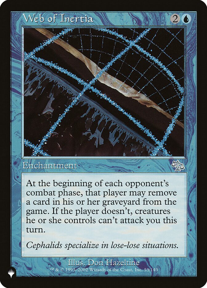 Web of Inertia — The List JUD-53/5581