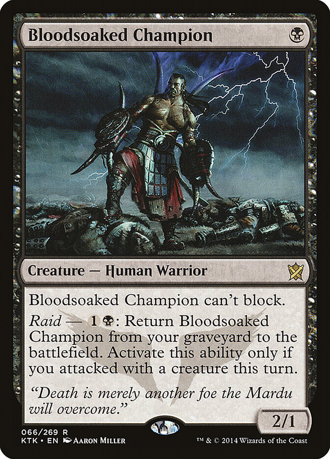 Bloodsoaked Champion — Khans of Tarkir 66/293