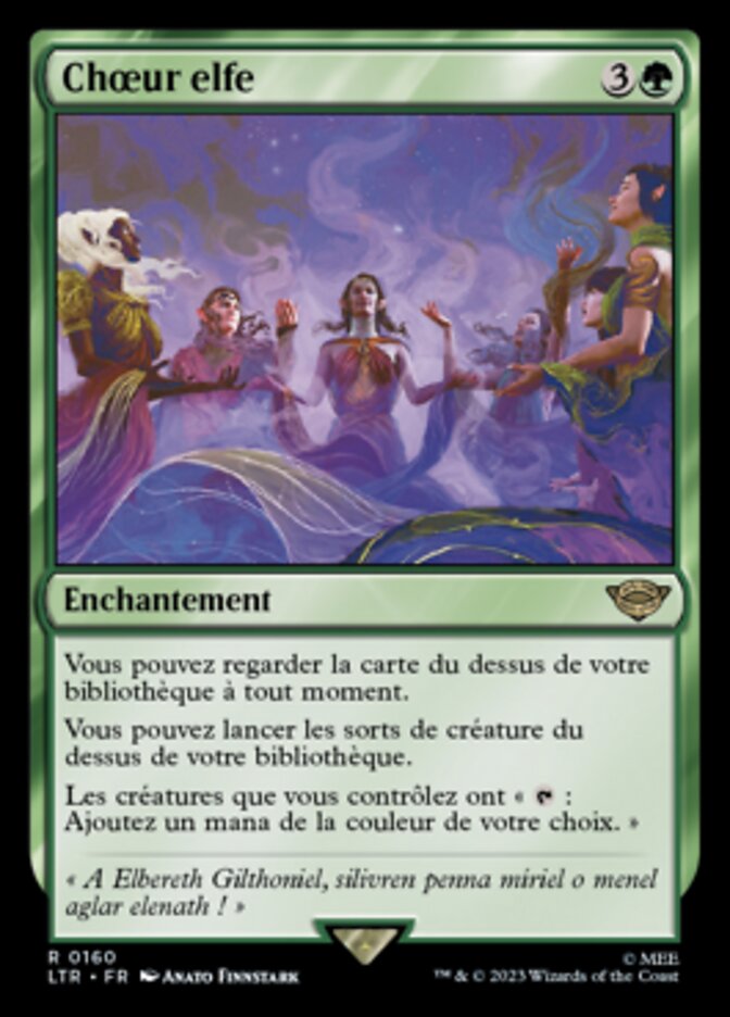 Chœur elfe — The Lord of the Rings: Tales of Middle-earth 160/856