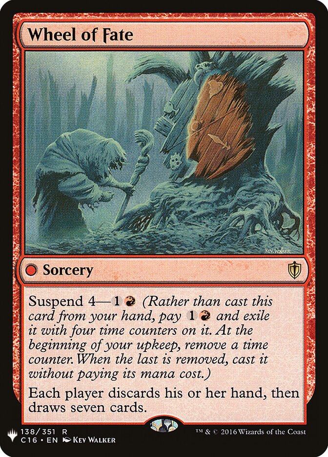 Wheel of Fate — The List C16-138/5581