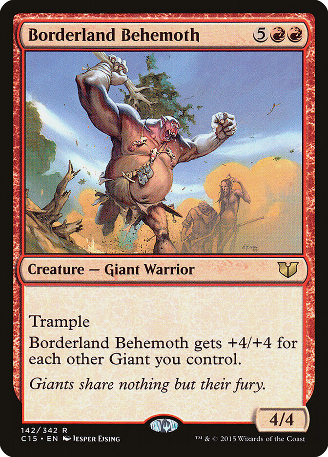 Borderland Behemoth — Commander 2015 142/342