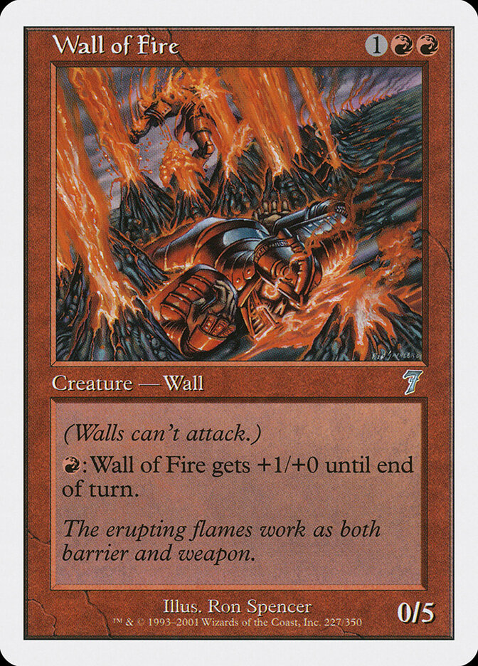 Wall of Fire — Seventh Edition 227/708
