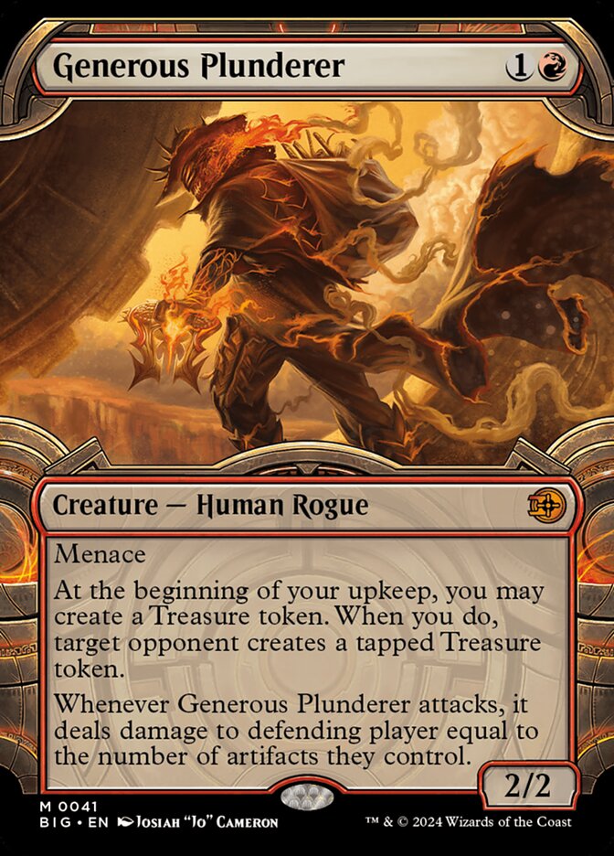 Generous Plunderer — The Big Score 41/95