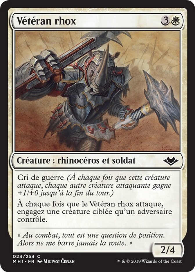 Vétéran rhox — Modern Horizons 24/255