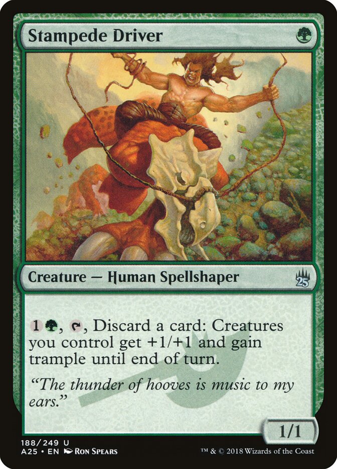 Stampede Driver — Masters 25 188/249