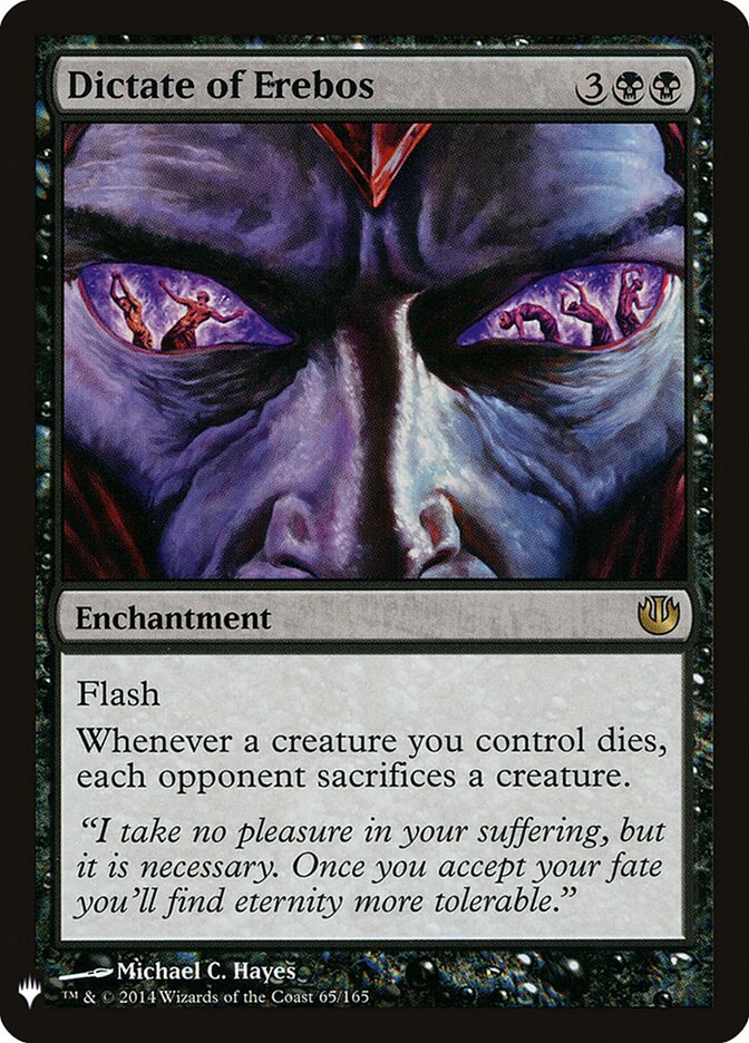 Dictate of Erebos — The List JOU-65/5581