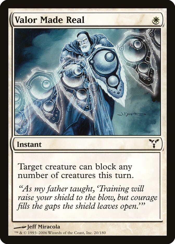 Valor Made Real — Dissension 20/180