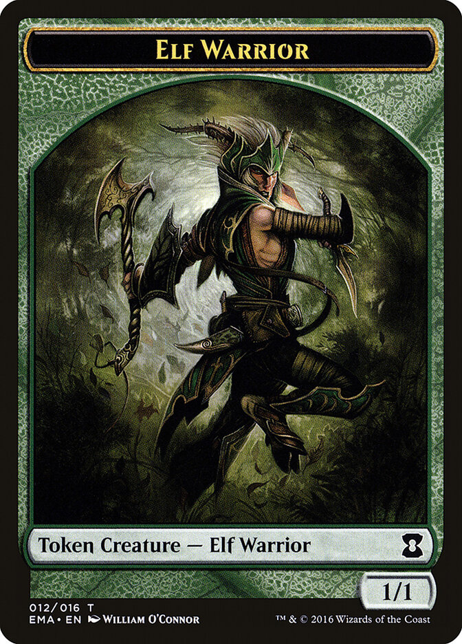 Elf Warrior — Eternal Masters Tokens 12/16