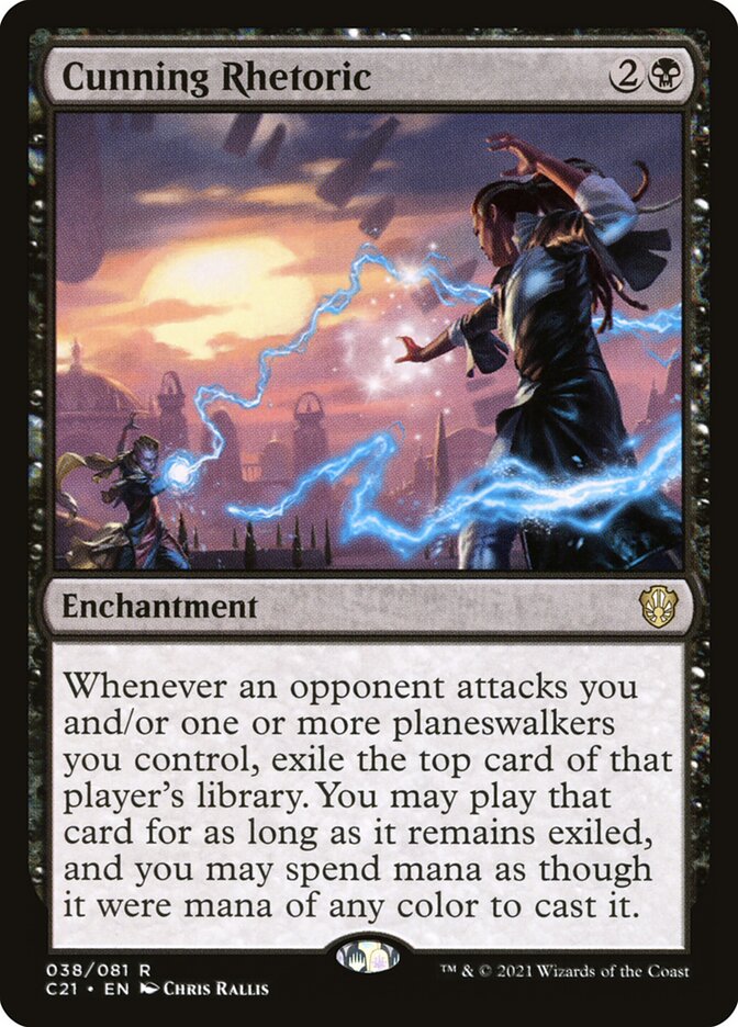 Cunning Rhetoric — Commander 2021 38/409