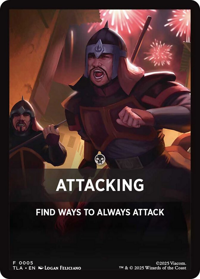Attacking — Avatar: The Last Airbender Beginner Box Front Cards 5/10