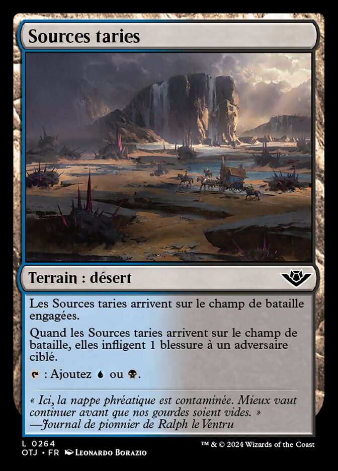 Sources taries — Outlaws of Thunder Junction 264/374