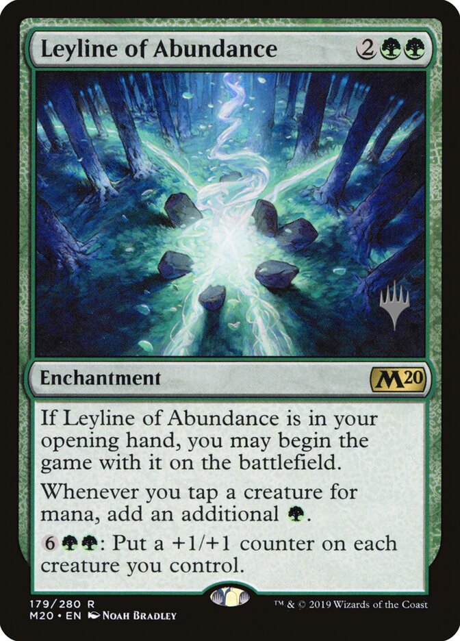 Leyline of Abundance — Core Set 2020 Promos 179p/144