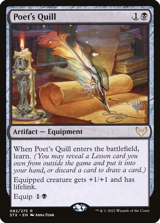 Poet's Quill — Strixhaven: School of Mages Promos 82p/164