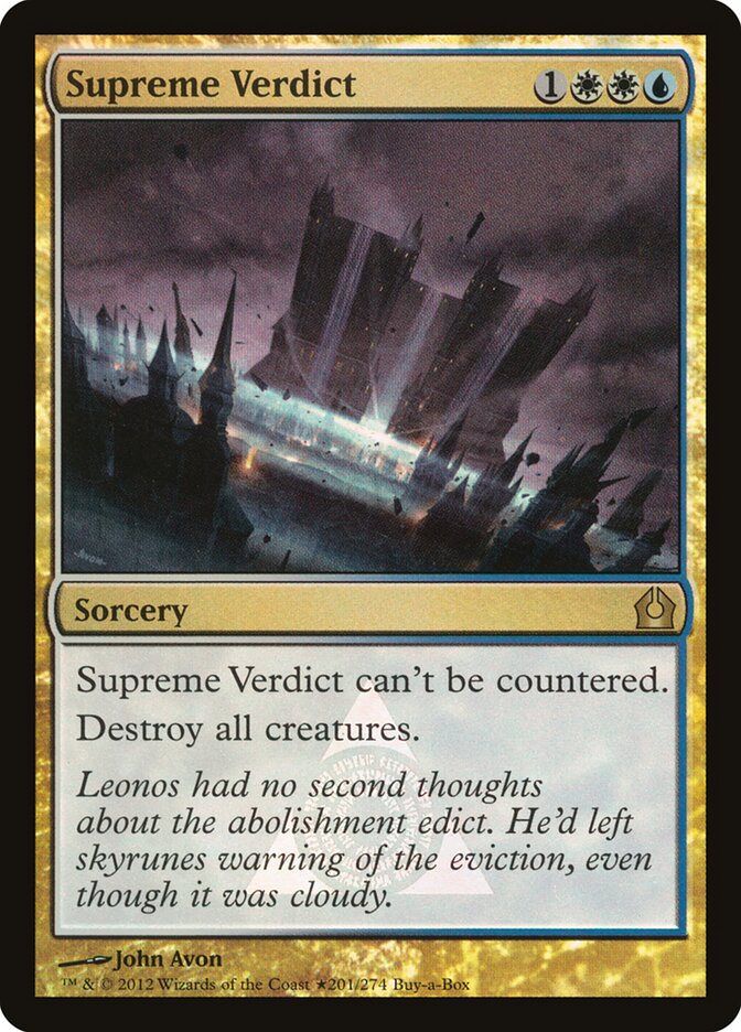 Supreme Verdict — Return to Ravnica Promos 201★/10