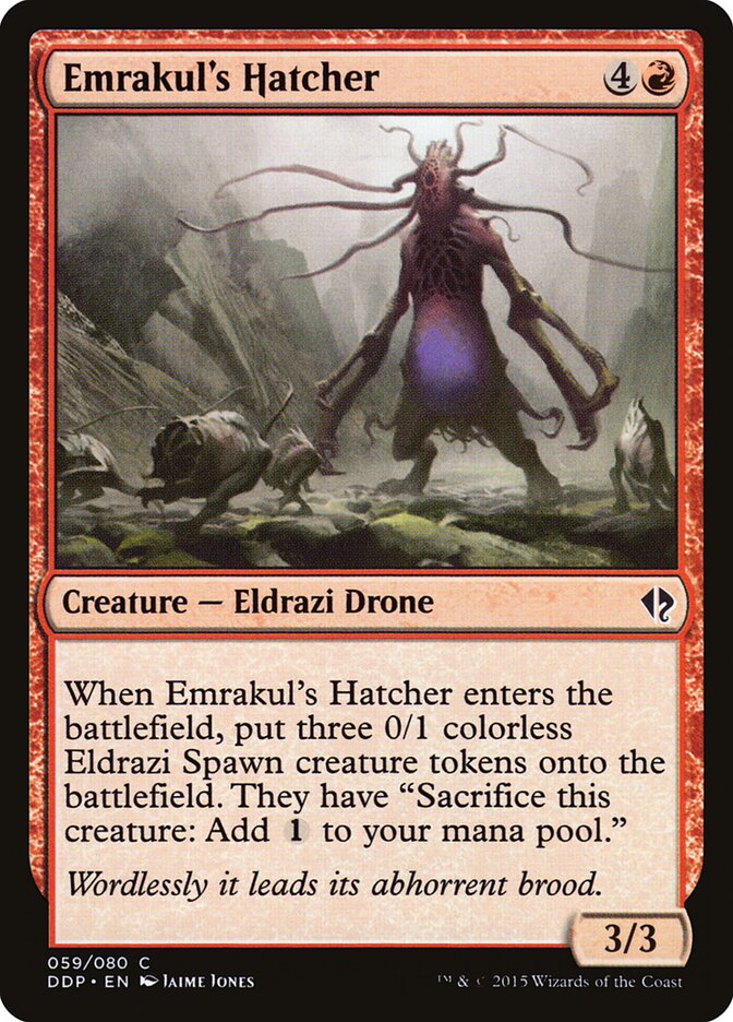 Emrakul's Hatcher — Duel Decks: Zendikar vs. Eldrazi 59/80