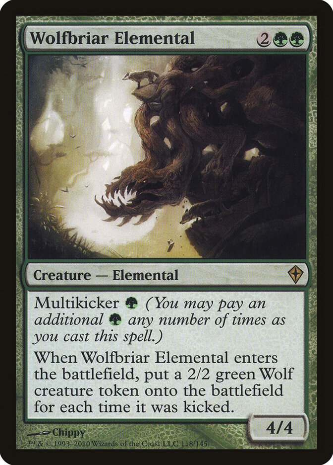 Wolfbriar Elemental — Worldwake 118/145