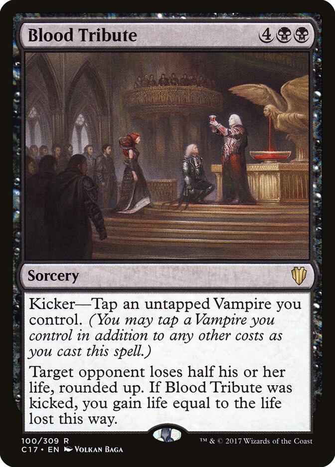 Blood Tribute — Commander 2017 100/309