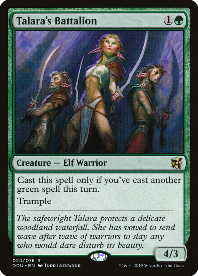 Talara's Battalion — Duel Decks: Elves vs. Inventors 24/76