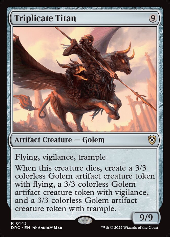 Triplicate Titan — Aetherdrift Commander 143/184