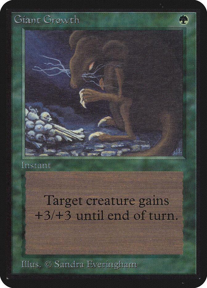 Giant Growth — Limited Edition Alpha 197/295