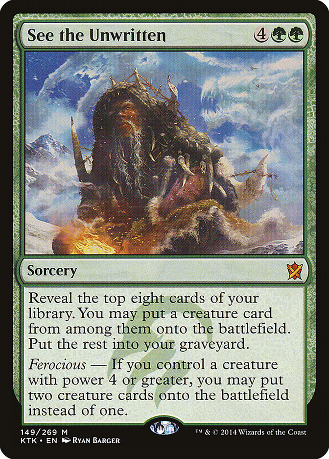 See the Unwritten — Khans of Tarkir 149/293