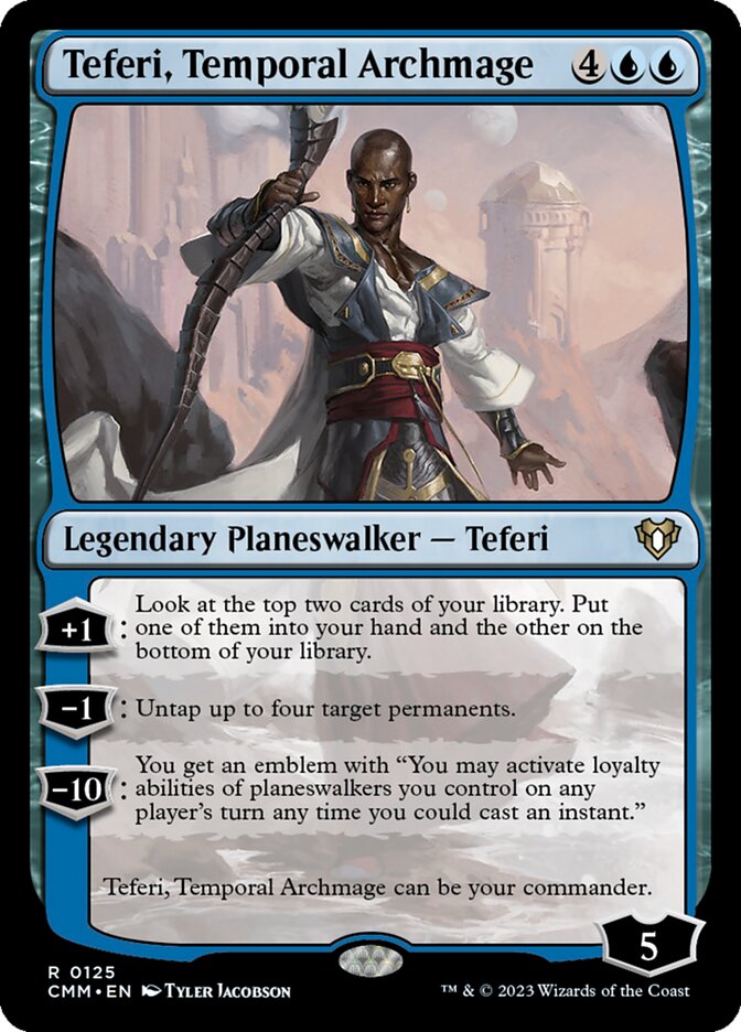 Teferi, Temporal Archmage — Commander Masters 125/1067