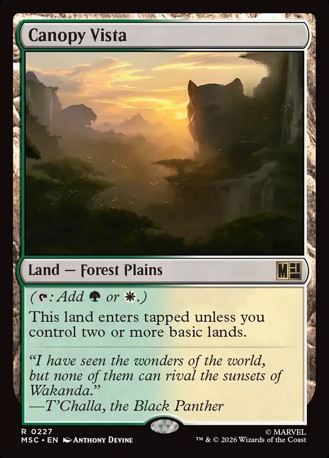 Canopy Vista — Marvel Super Heroes Commander 227/866