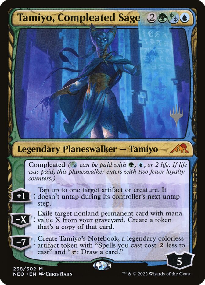 Tamiyo, Compleated Sage — Kamigawa: Neon Dynasty Promos 238p/148