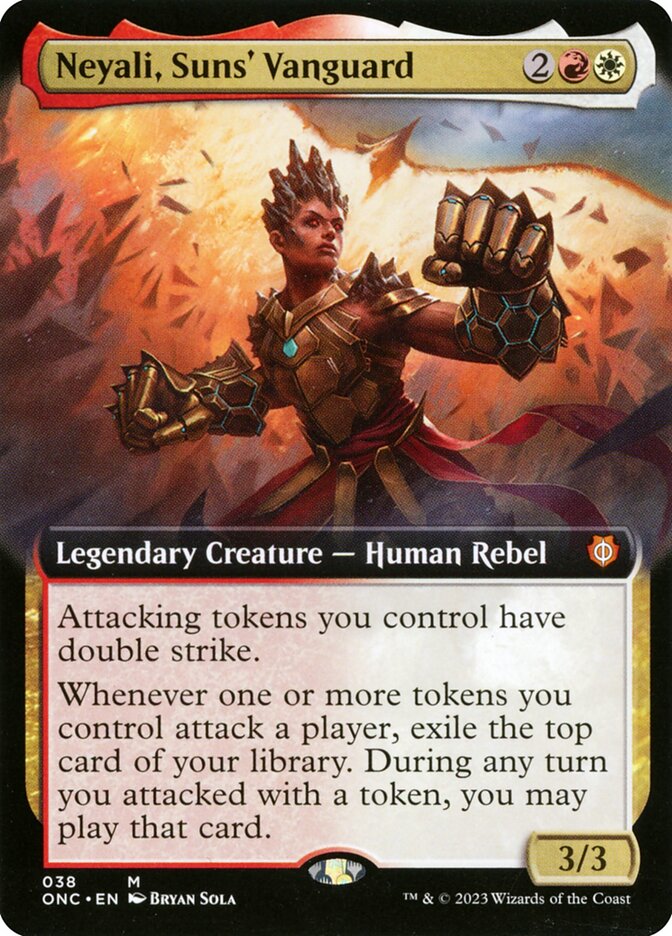 Neyali, Suns' Vanguard — Phyrexia: All Will Be One Commander 38/174