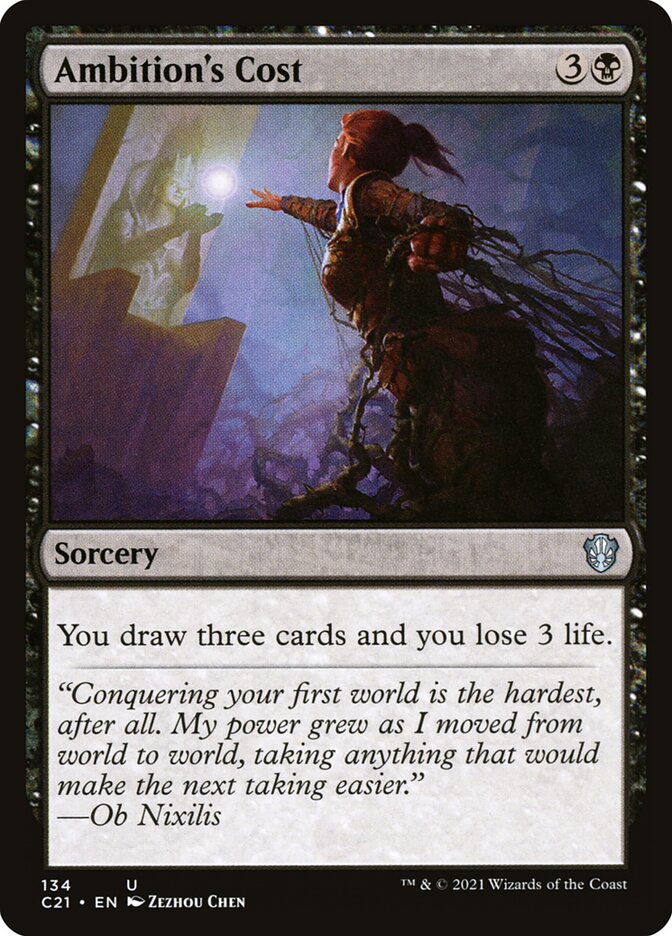 Ambition's Cost — Commander 2021 134/409