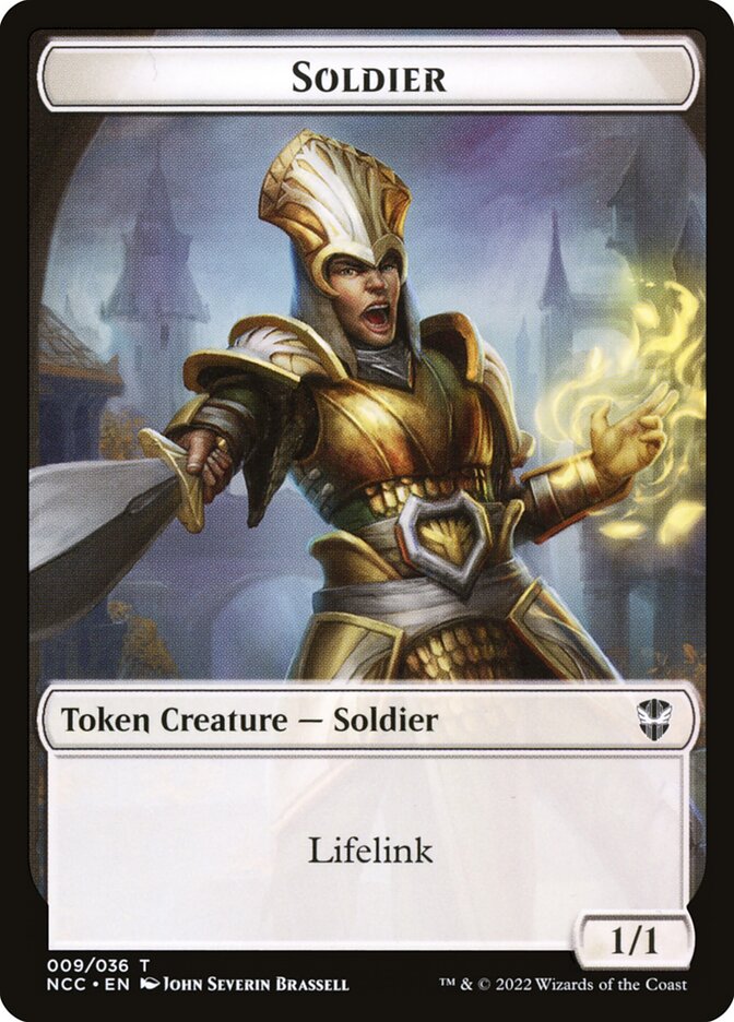 Soldier — New Capenna Commander Tokens 9/36