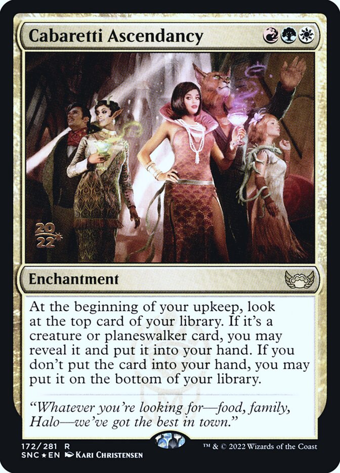 Cabaretti Ascendancy — Streets of New Capenna Promos 172s/161
