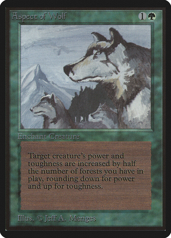 Aspect of Wolf — Limited Edition Beta 185/302