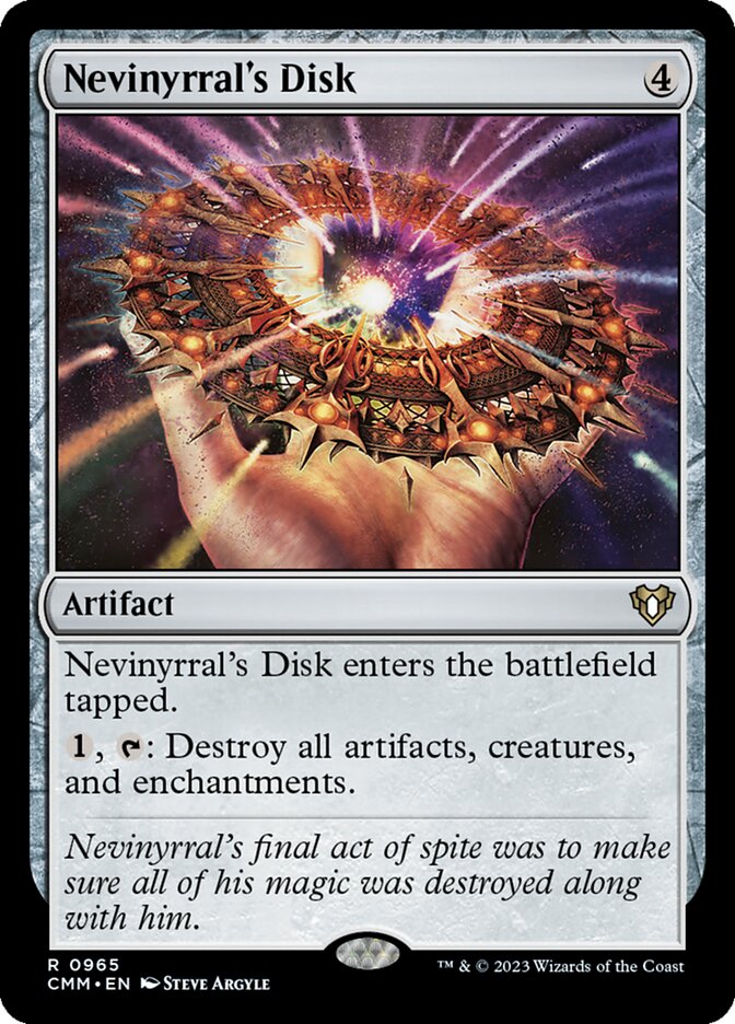 Nevinyrral's Disk — Commander Masters 965/1067
